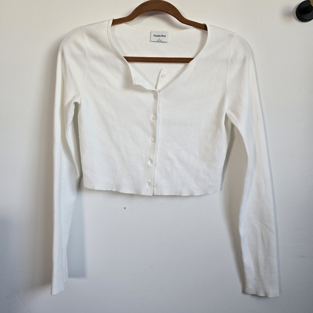 White Cardigan